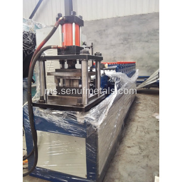 Peralatan pembentuk pintu roller shutter automatik 1.5tons